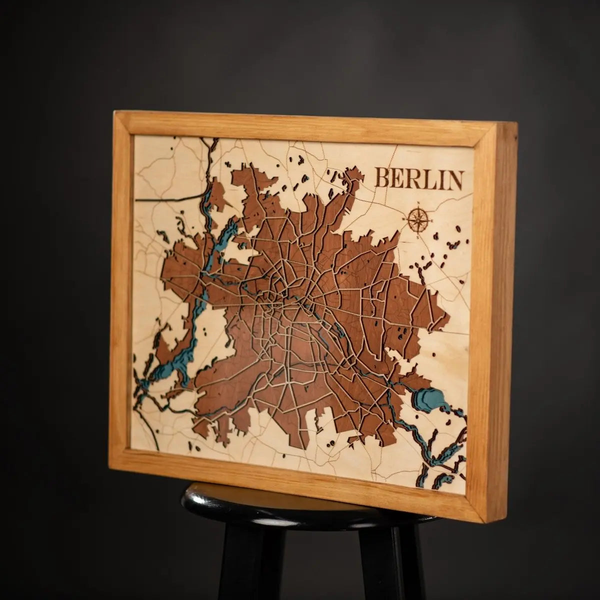 3D BERLIN WOOD MAP ZeWood Inc.