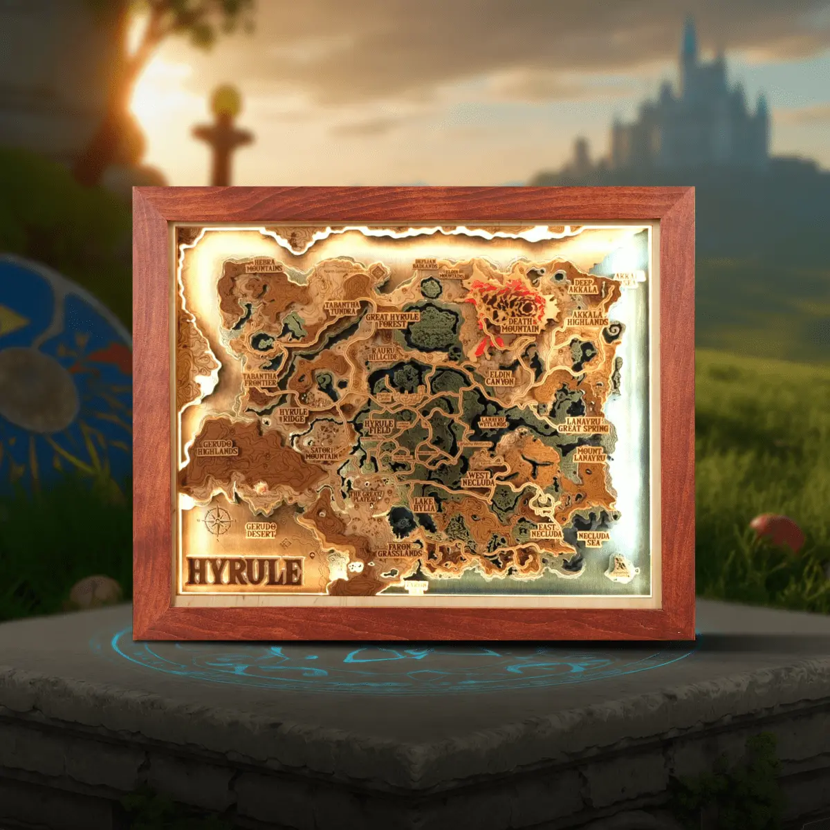 3D HYRULE WOOD MAP 2.0 ZeWood Inc.
