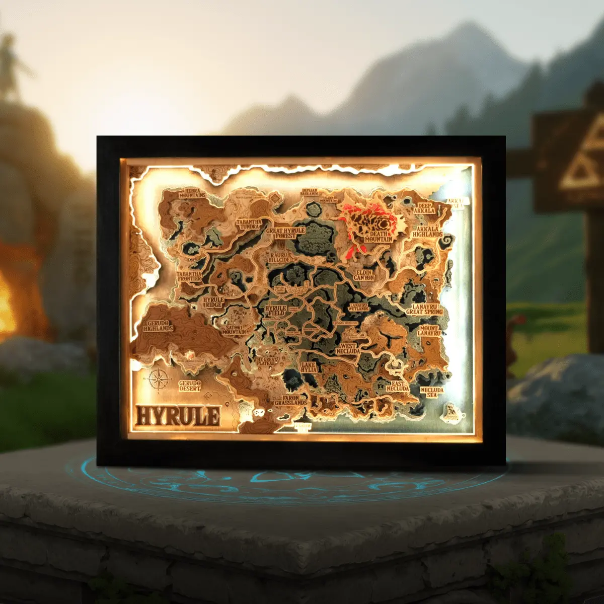 3D HYRULE WOOD MAP 2.0 ZeWood Inc.