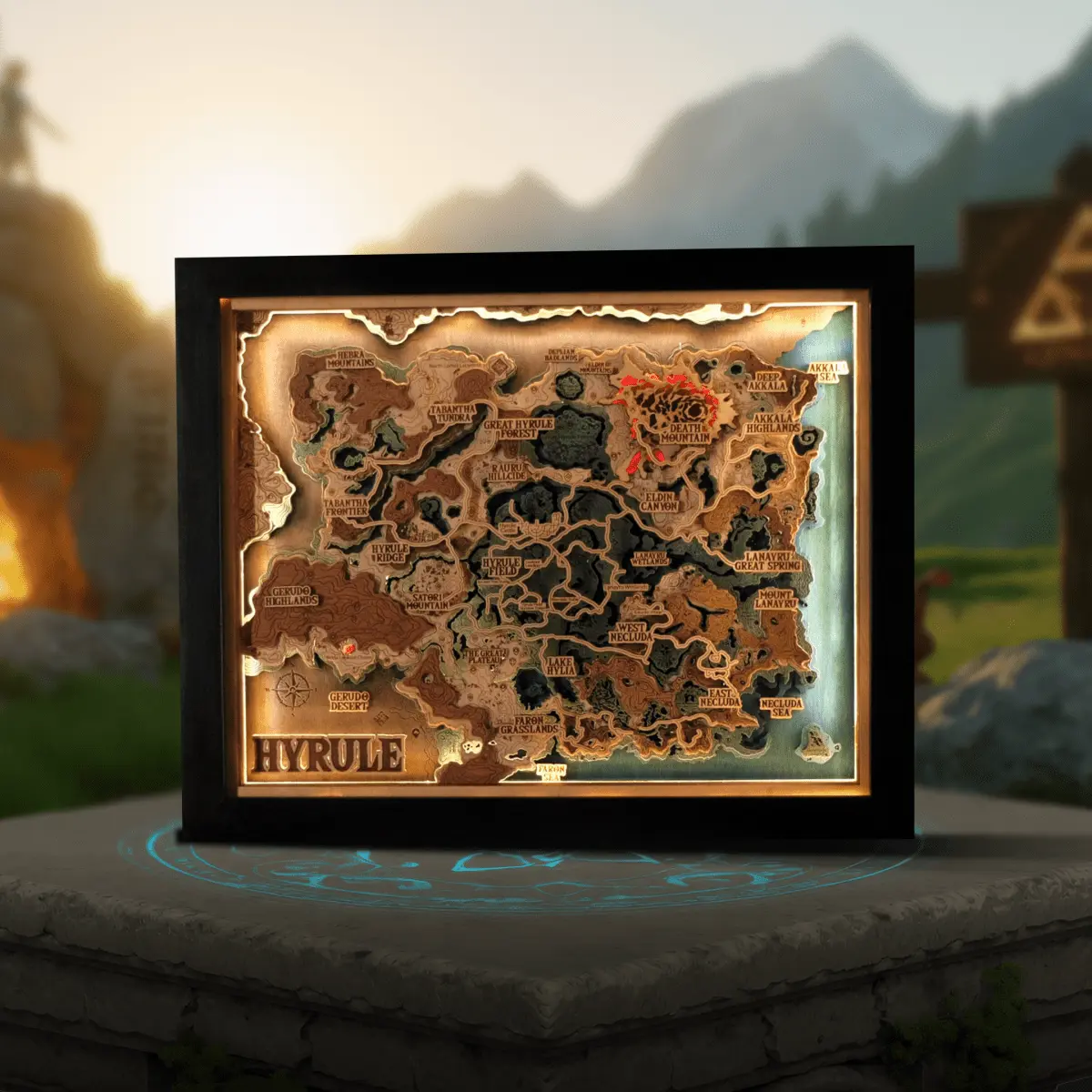 3D HYRULE WOOD MAP 2.0 ZeWood Inc.