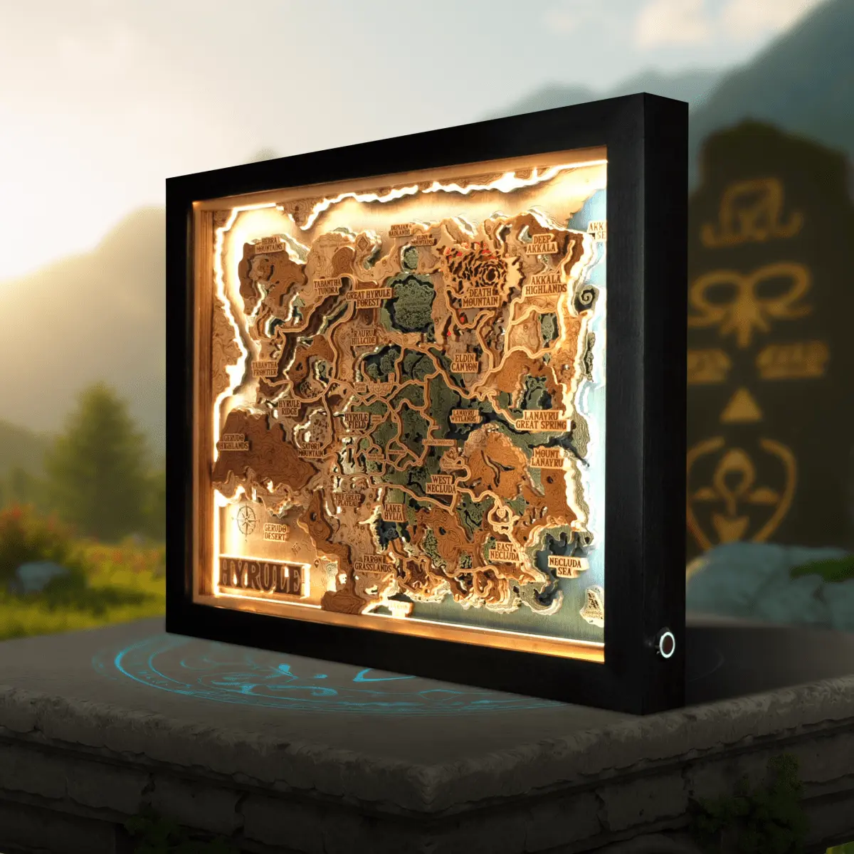 3D HYRULE WOOD MAP 2.0 ZeWood Inc.