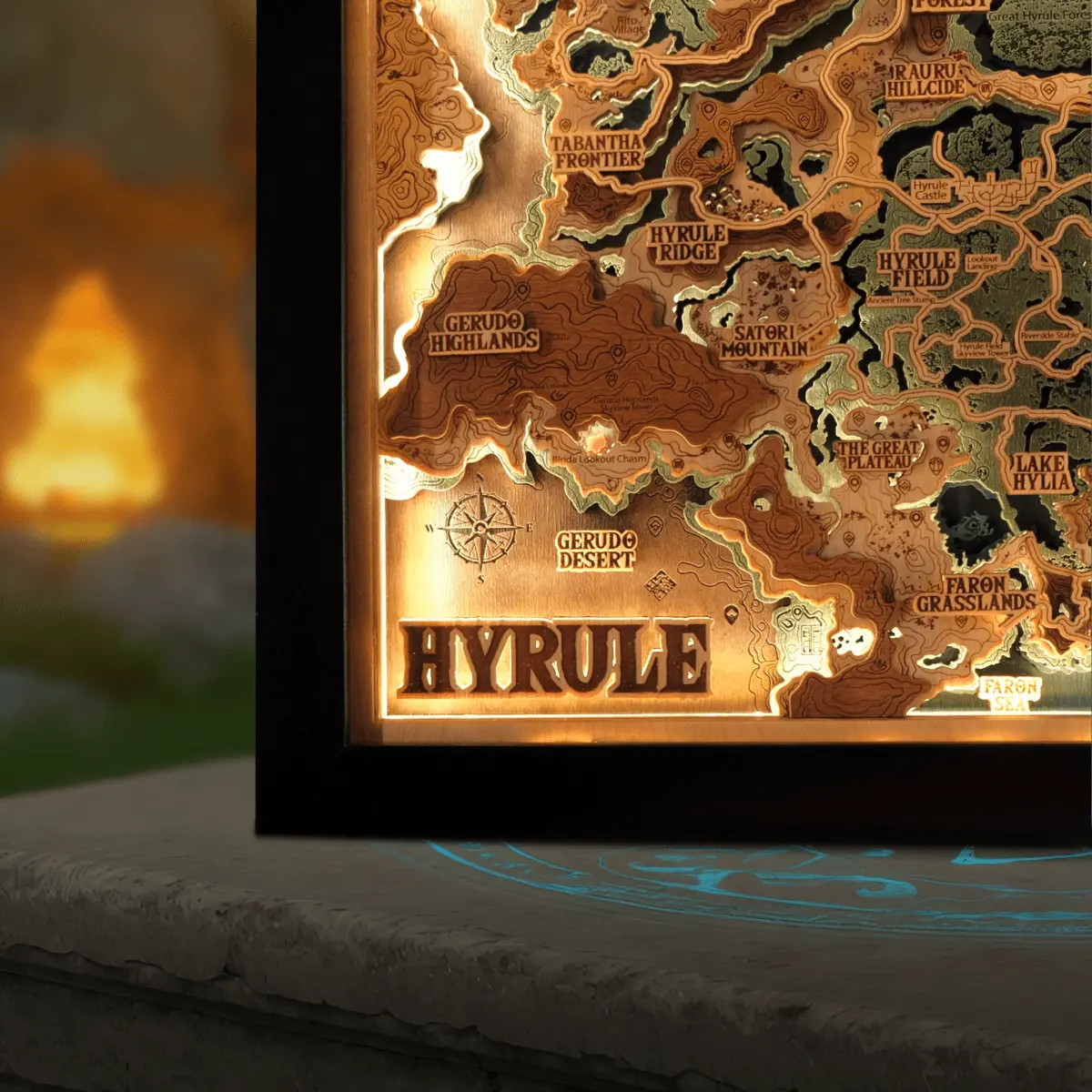 3D HYRULE WOOD MAP 2.0 ZeWood Inc.