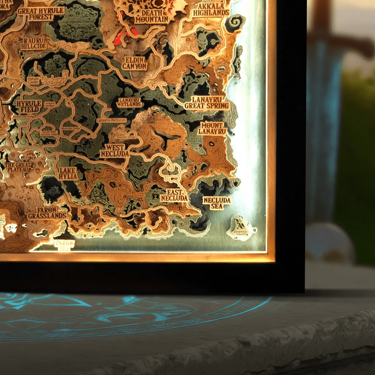 3D HYRULE WOOD MAP 2.0 ZeWood Inc.