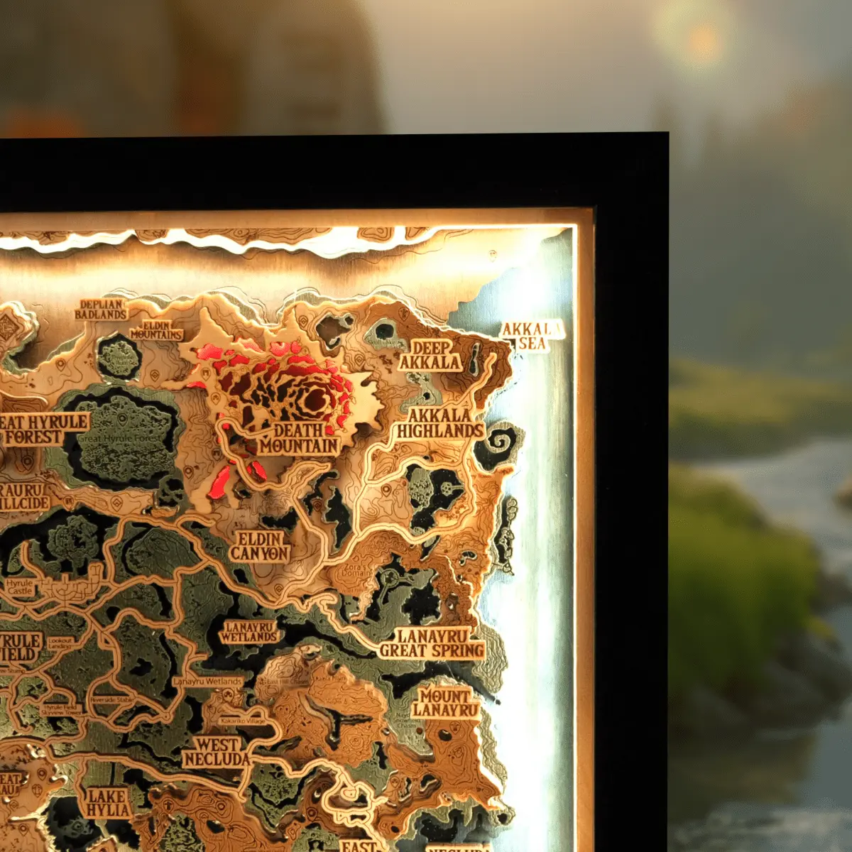 3D HYRULE WOOD MAP 2.0 ZeWood Inc.