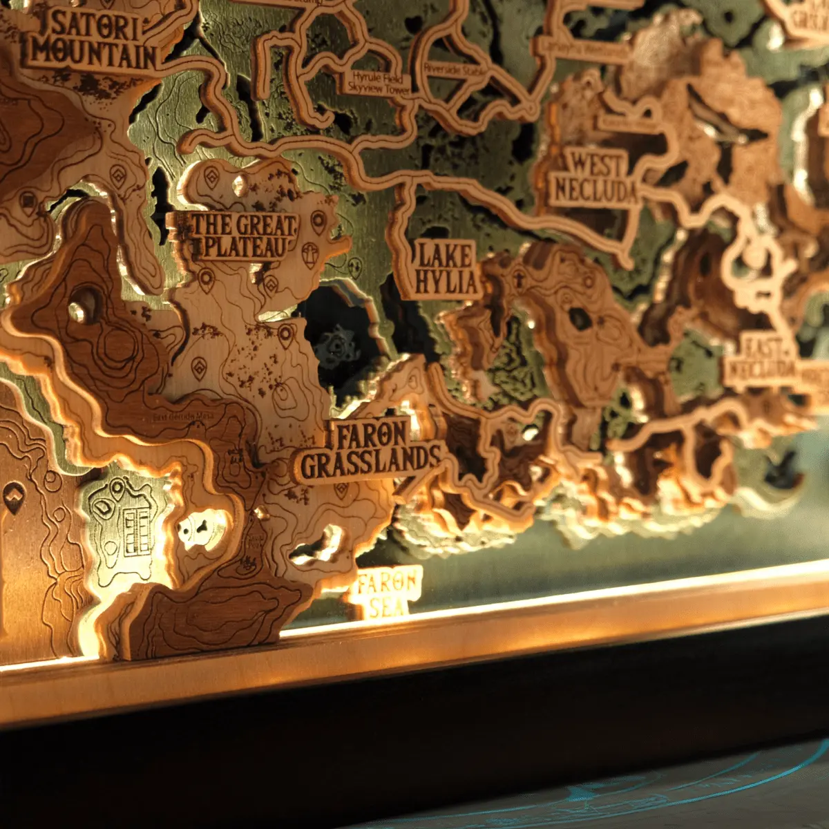3D HYRULE WOOD MAP 2.0 ZeWood Inc.
