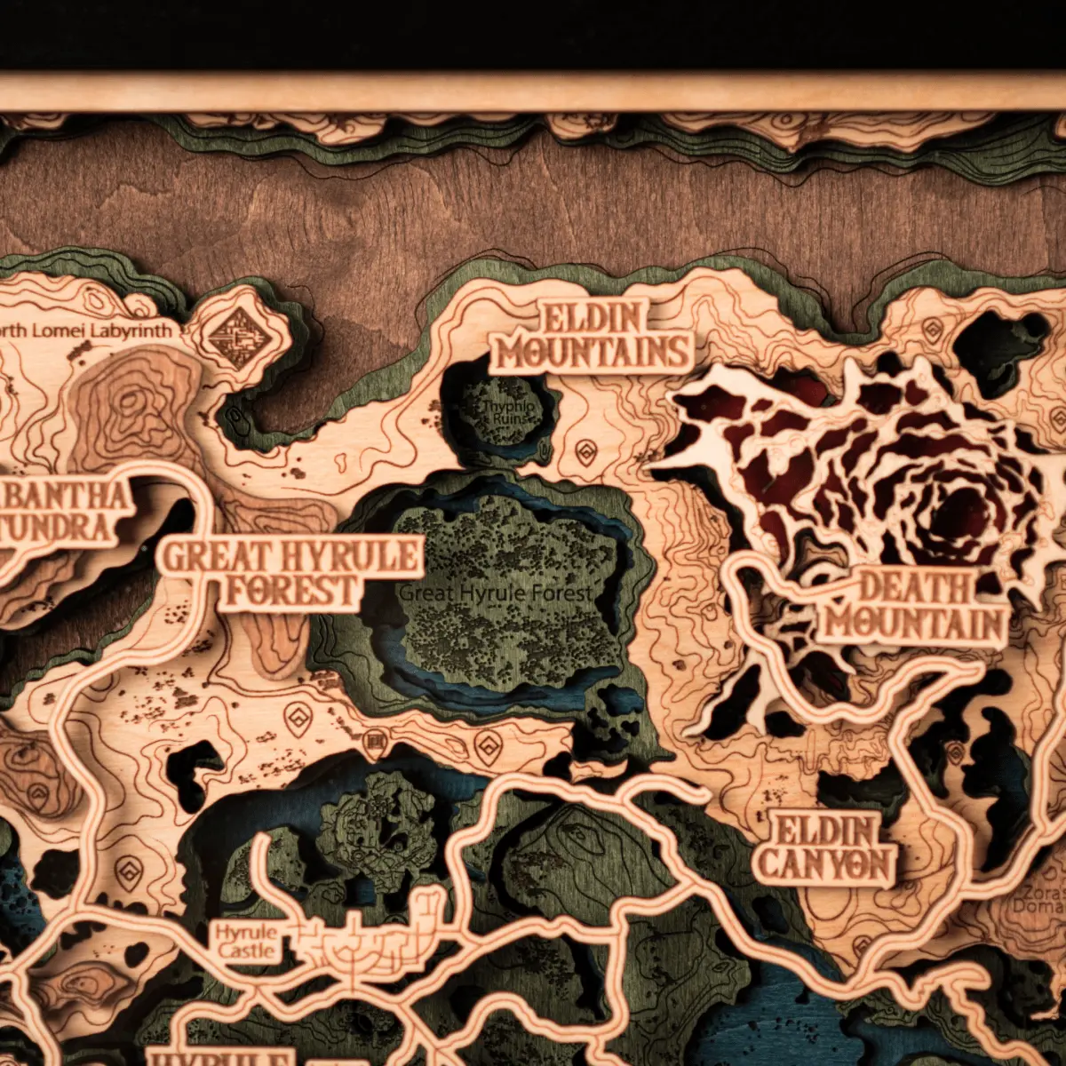 3D HYRULE WOOD MAP 2.0 ZeWood Inc.