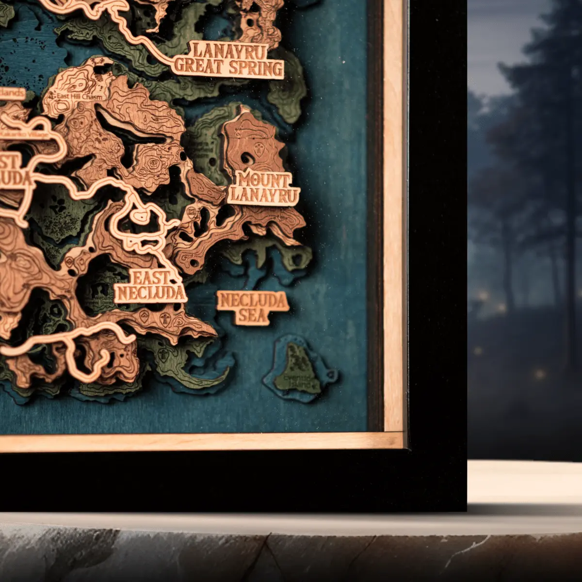 3D HYRULE WOOD MAP 2.0 ZeWood Inc.