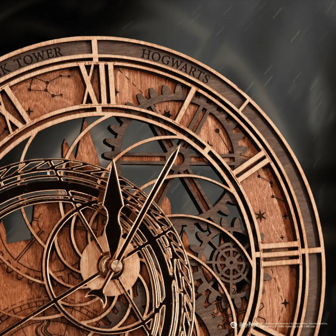 HANDCRAFTED HOGWARTS™ CLOCK TOWER 3D WALL CLOCK - OFFICIALLY LICENSED - HARRY POTTER ZeWood Inc.
