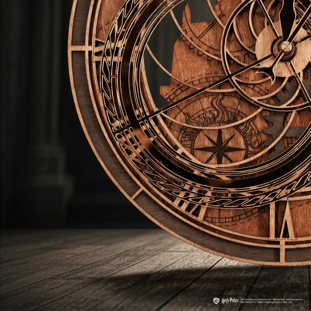 HANDCRAFTED HOGWARTS™ CLOCK TOWER 3D WALL CLOCK - OFFICIALLY LICENSED - HARRY POTTER ZeWood Inc.