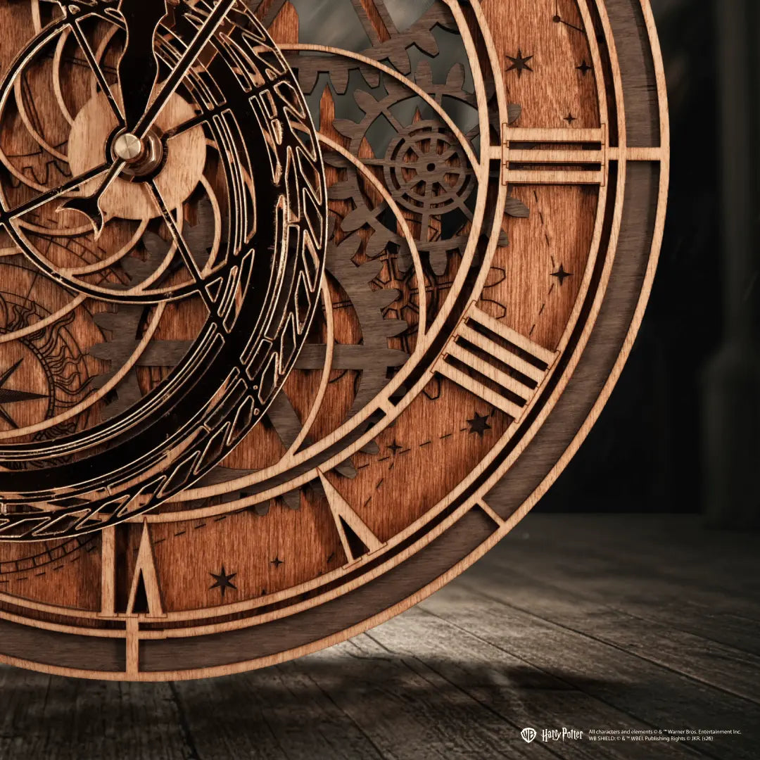 HANDCRAFTED HOGWARTS™ CLOCK TOWER 3D WALL CLOCK - OFFICIALLY LICENSED - HARRY POTTER ZeWood Inc.