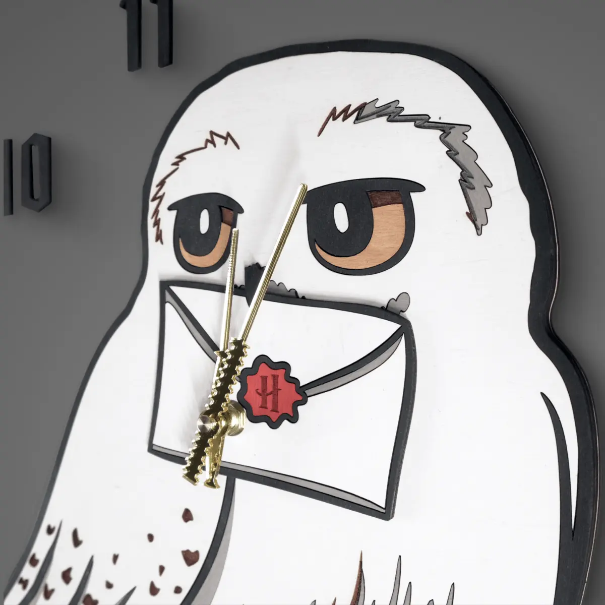 HEDWIG™ 3D WALL CLOCK ZeWood Inc.