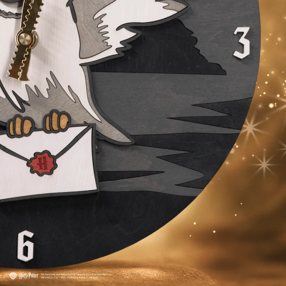 HEDWIG™ 3D WALL CLOCK ZeWood Inc.