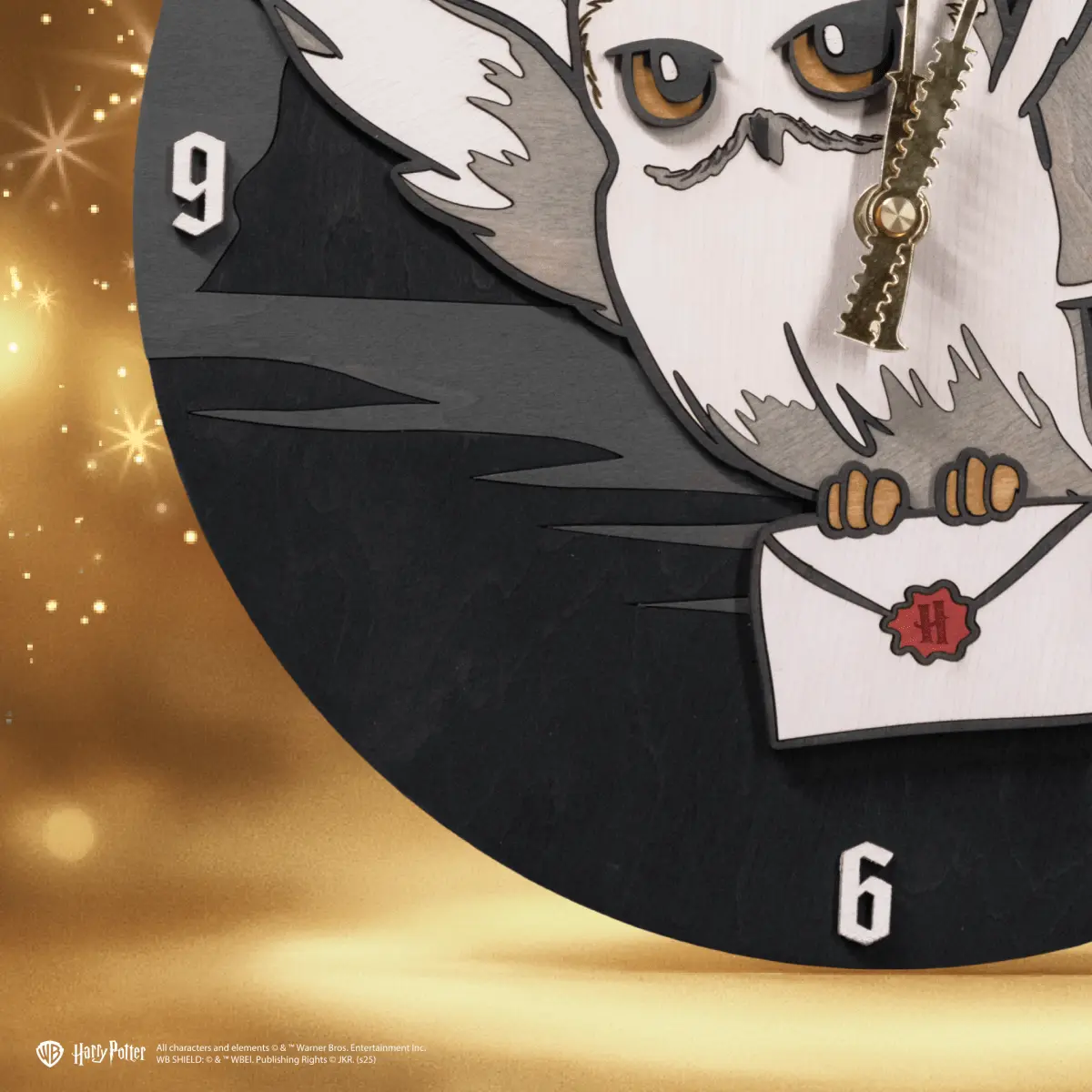 HEDWIG™ 3D WALL CLOCK ZeWood Inc.