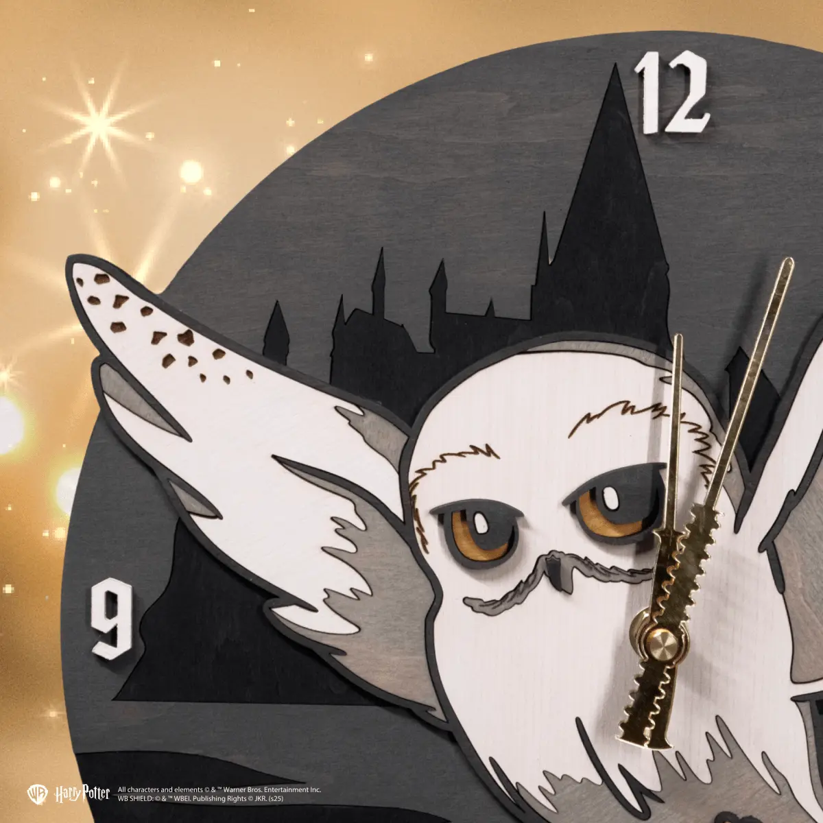 HEDWIG™ 3D WALL CLOCK ZeWood Inc.