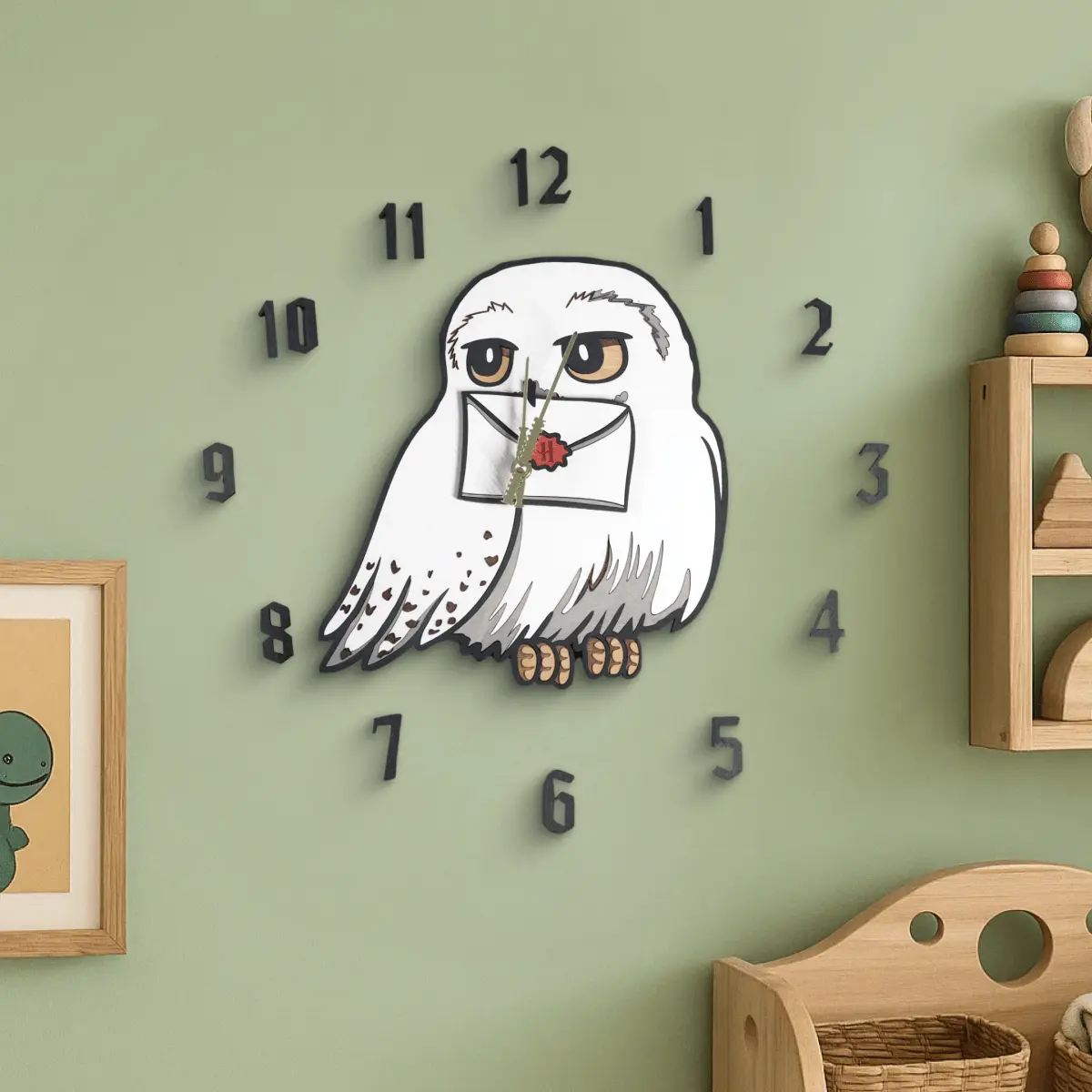 HEDWIG™ 3D WALL CLOCK ZeWood Inc.