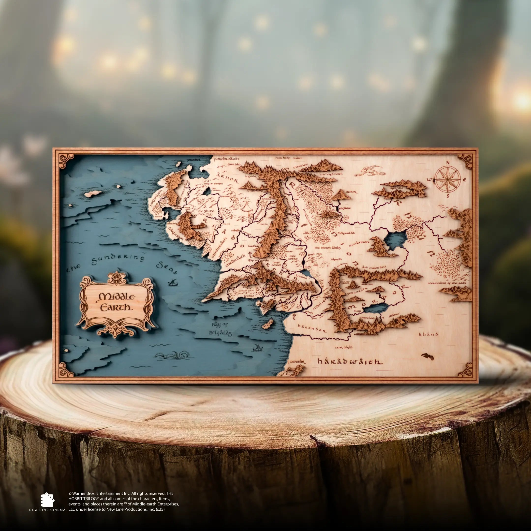 KARTE VON MITTELERDE™ ZeWood Inc.