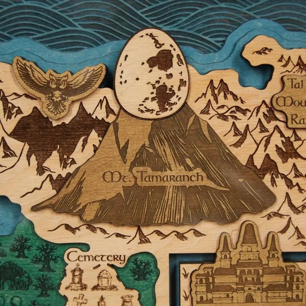 KOHOLINT ISLAND 3D WOOD MAP ZeWood Inc.