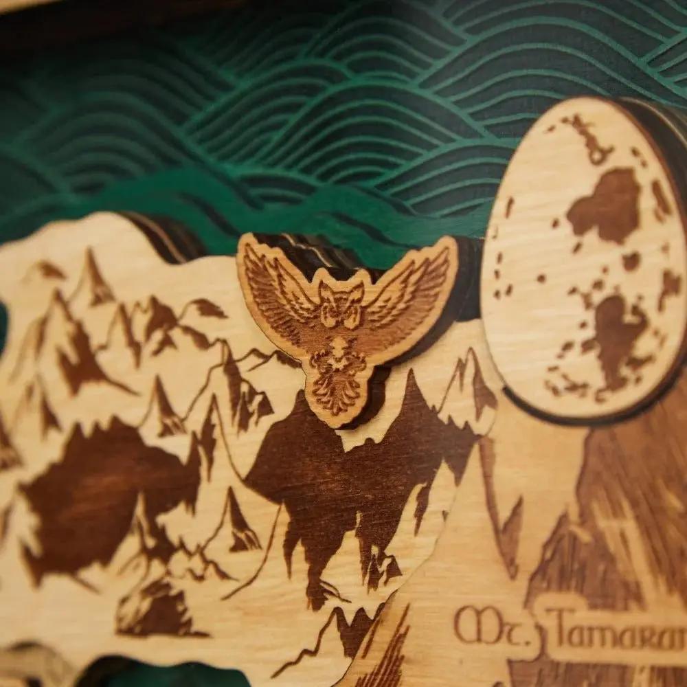 KOHOLINT ISLAND 3D WOOD MAP ZeWood Inc.