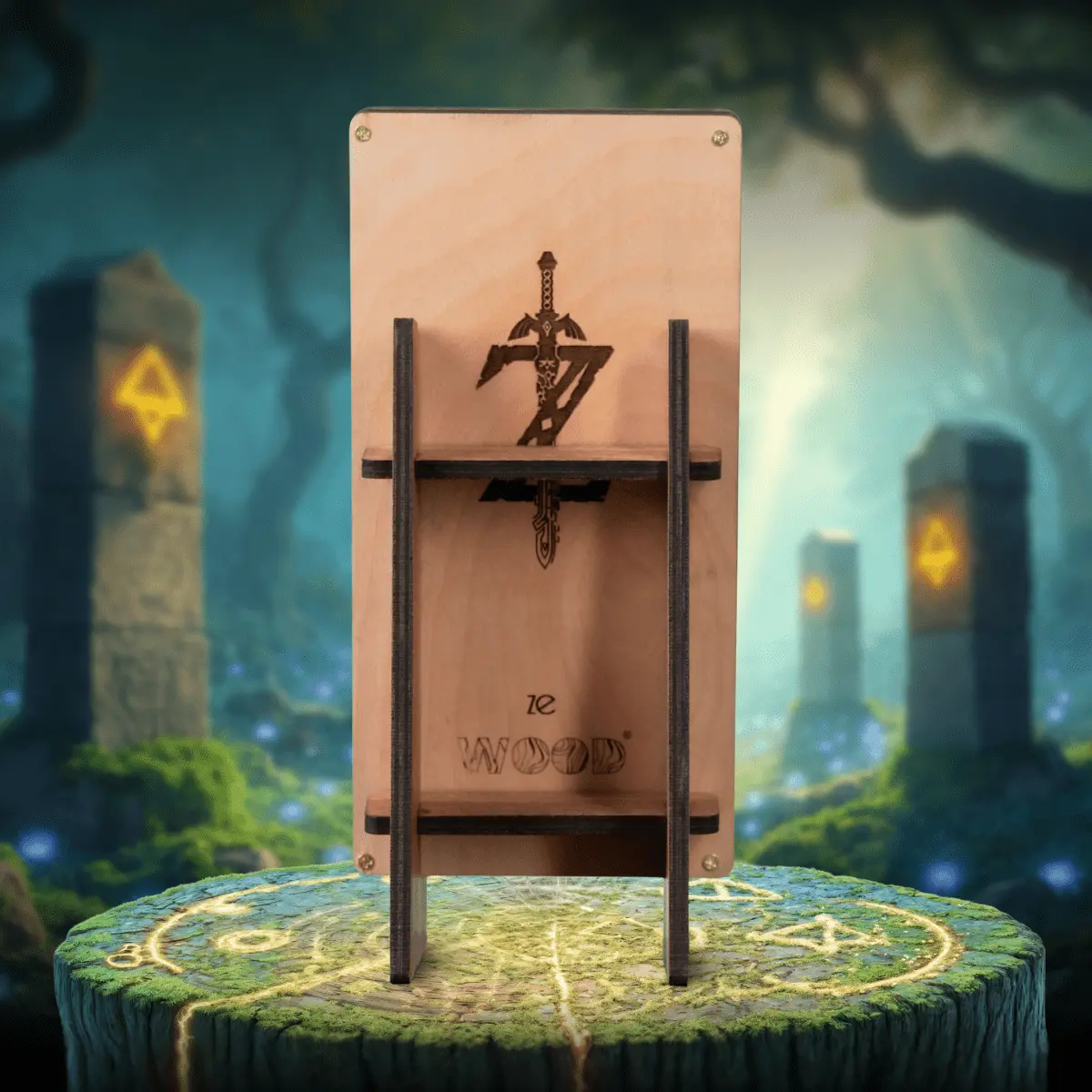 MASTER SWORD 3D WOOD CLOCK ZeWood Inc.