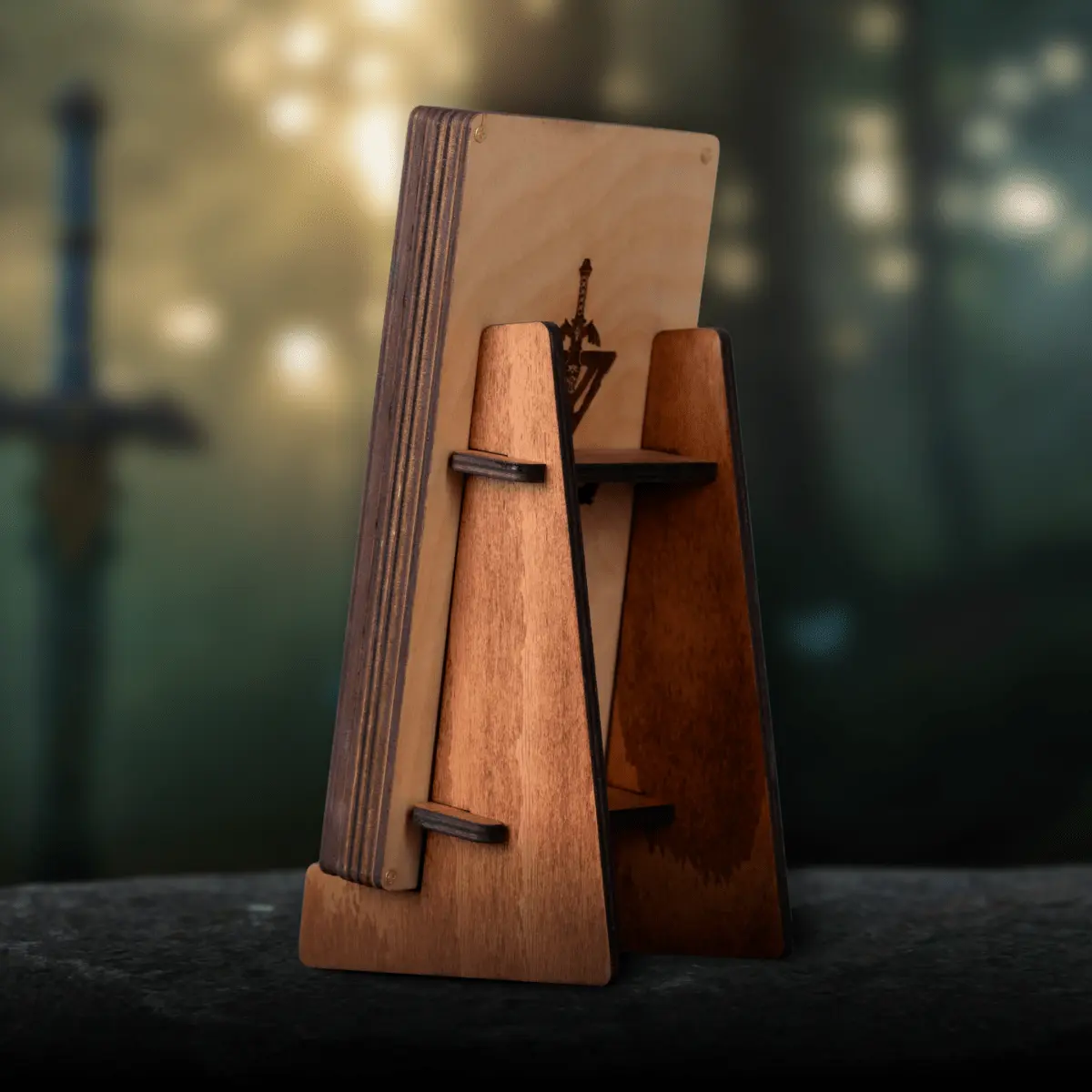 MASTER SWORD 3D WOOD CLOCK ZeWood Inc.