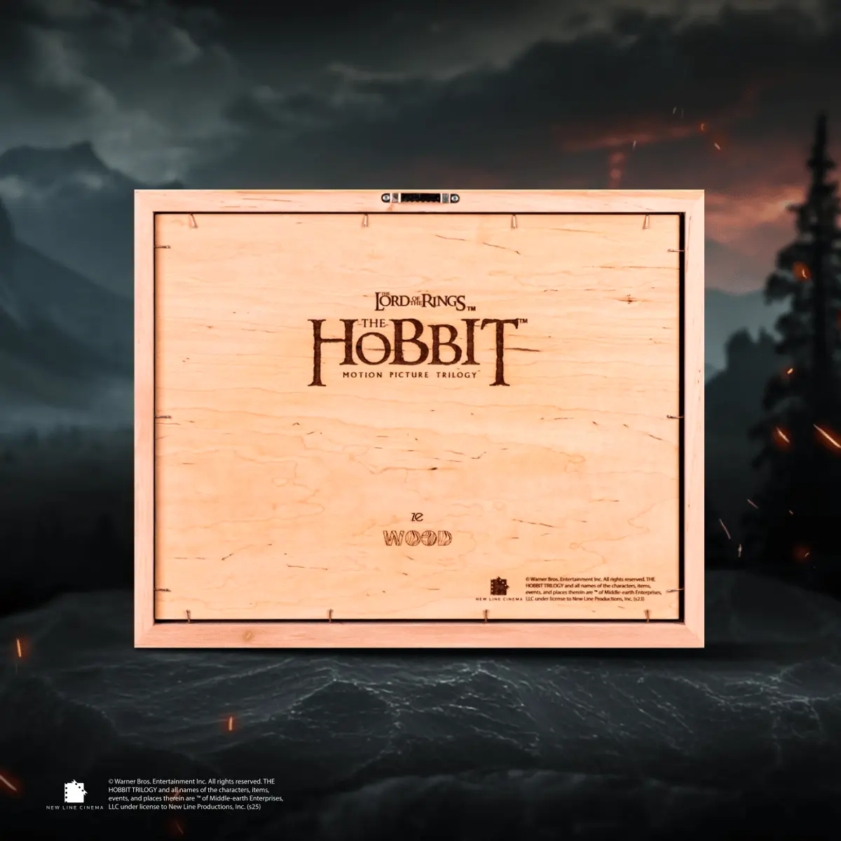 MIDDLE EARTH™ 3D  WOOD MAP ZeWood Inc.