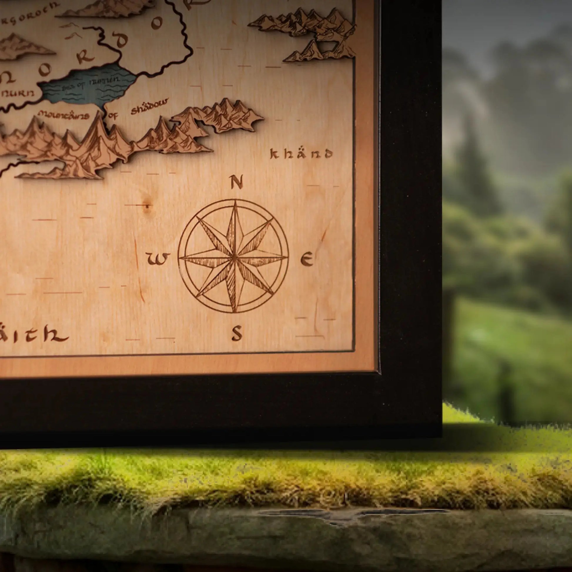 MITTELERDE™ 3D HOLZKARTE (Copy) ZeWood Inc.