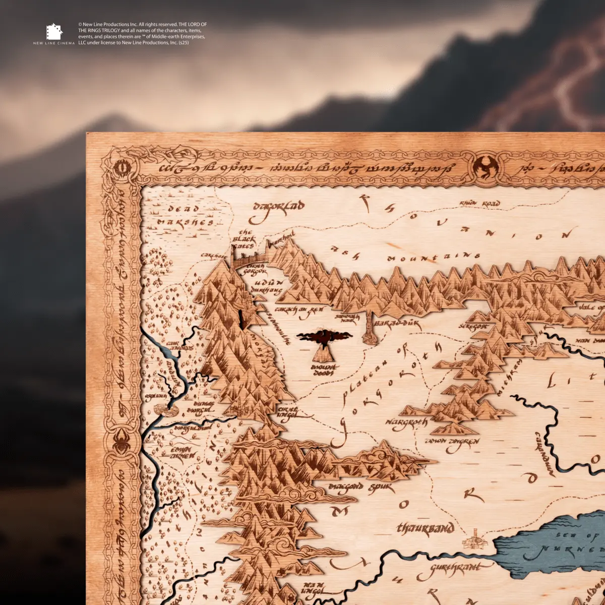 MORDOR 3D WOOD MAP ZeWood Inc.