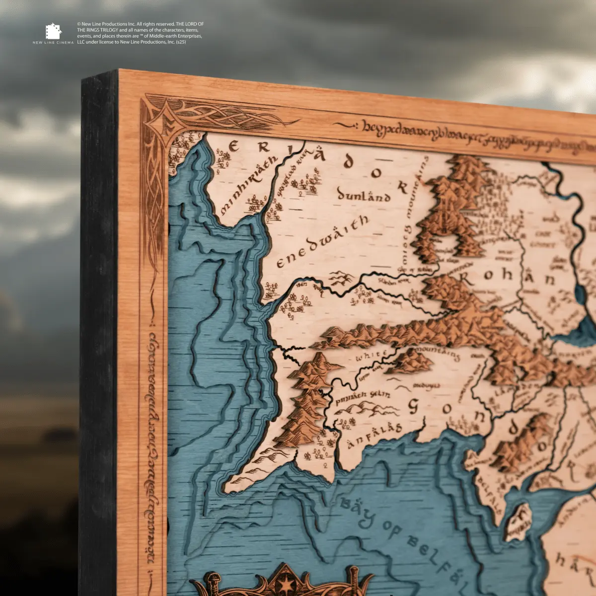 ROHAN & GONDOR 3D WOOD MAP ZeWood Inc.