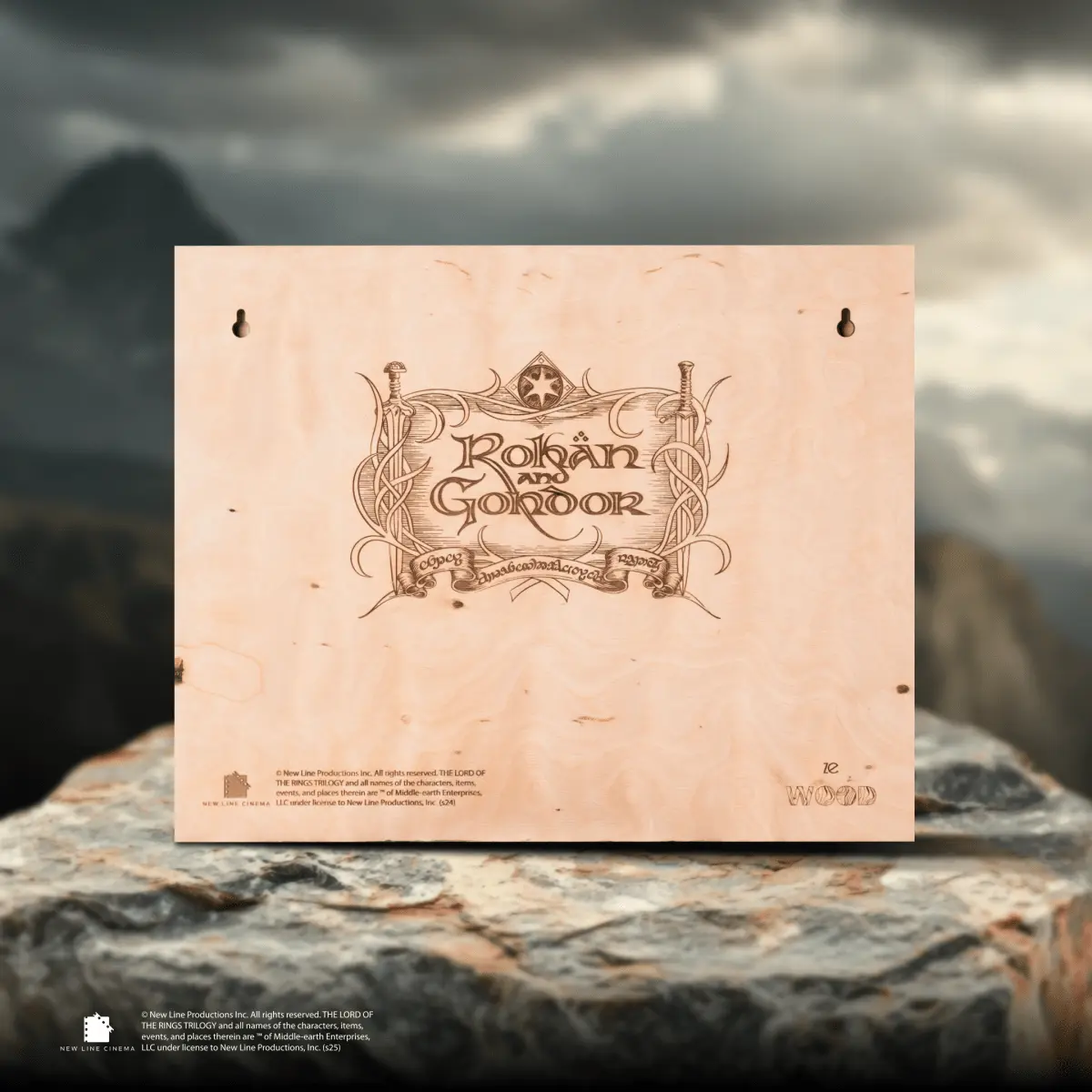 ROHAN & GONDOR 3D WOOD MAP ZeWood Inc.