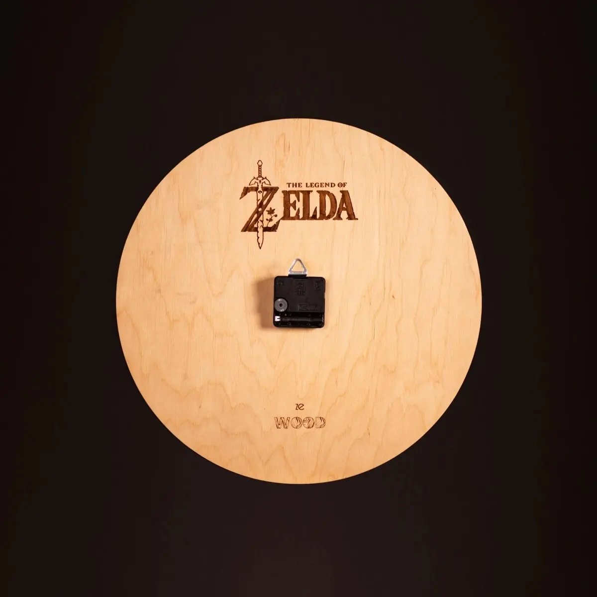 THE HYRULE 3D WOOD CLOCK - GREAT SKY ISLAND ZeWood Inc.