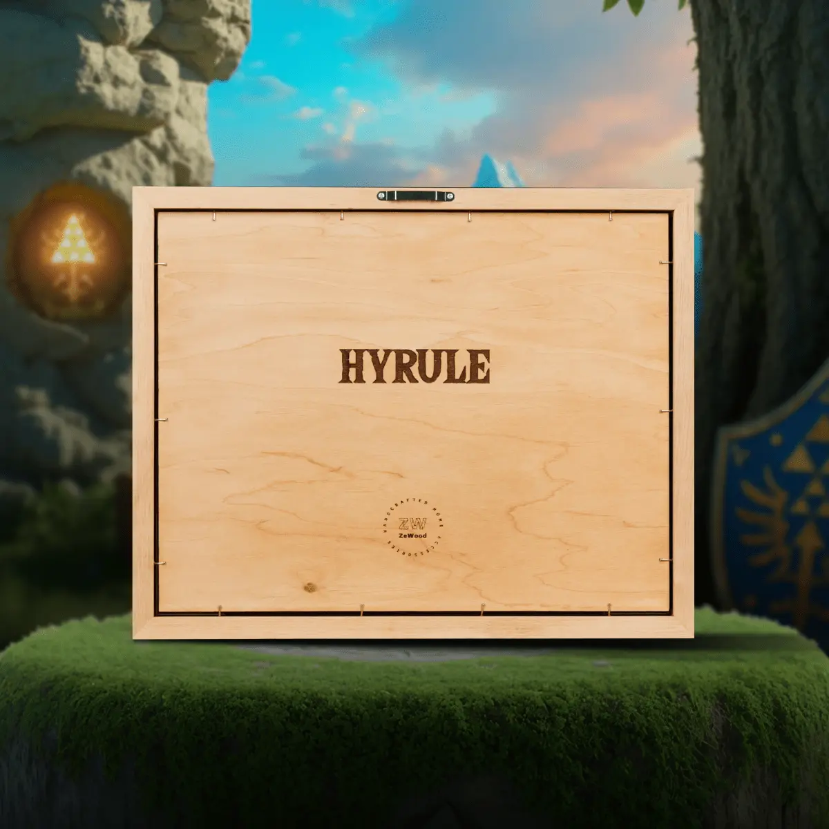 THE HYRULE 3D WOOD MAP ZeWood Inc.