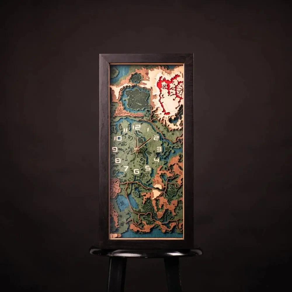 THE HYRULE 3D WOOD WALL CLOCK ZeWood Inc.