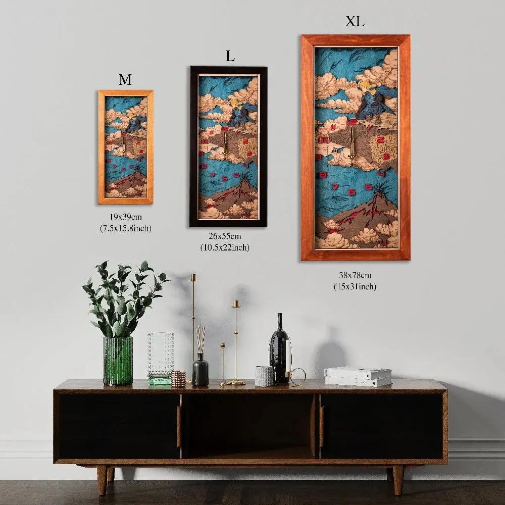 THE HYRULE 3D WOOD WALL CLOCK. LINK EDITION ZeWood Inc.