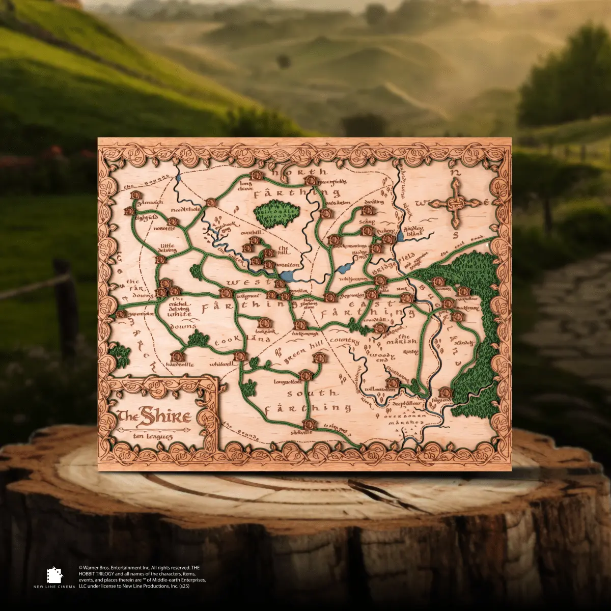 THE SHIRE 3D WOOD MAP ZeWood Inc.
