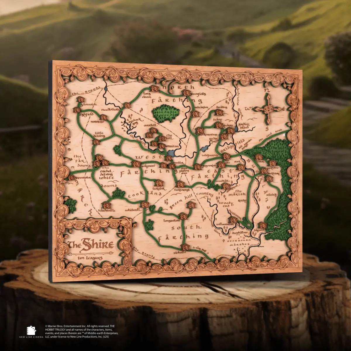 THE SHIRE 3D WOOD MAP ZeWood Inc.