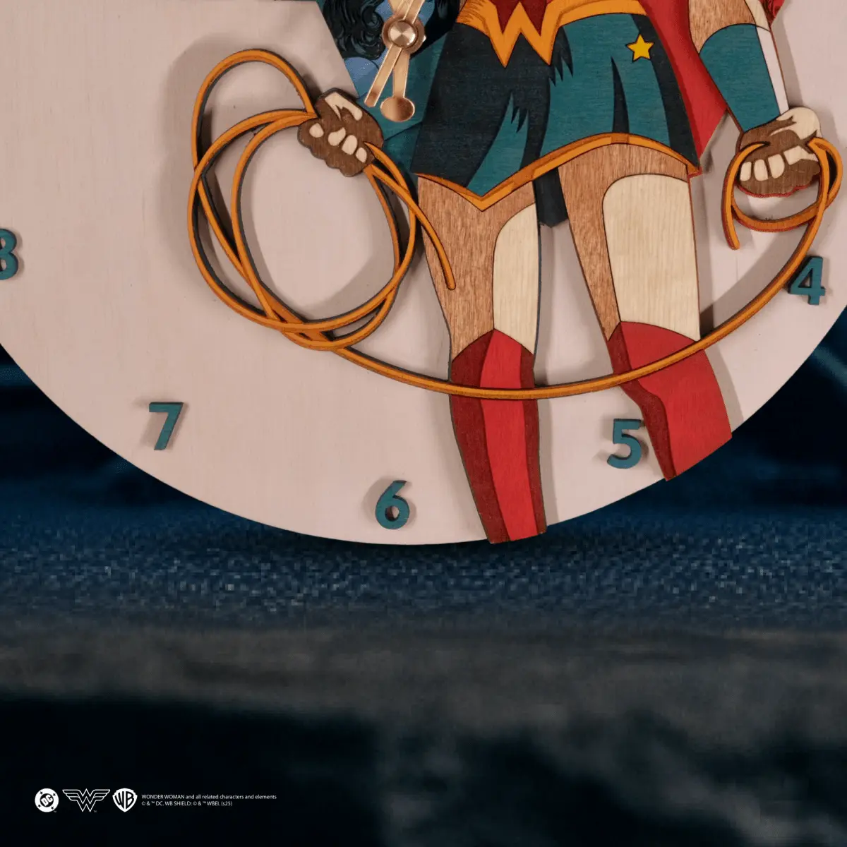 WONDER WOMAN™ 3D WALL CLOCK ZeWood Inc.