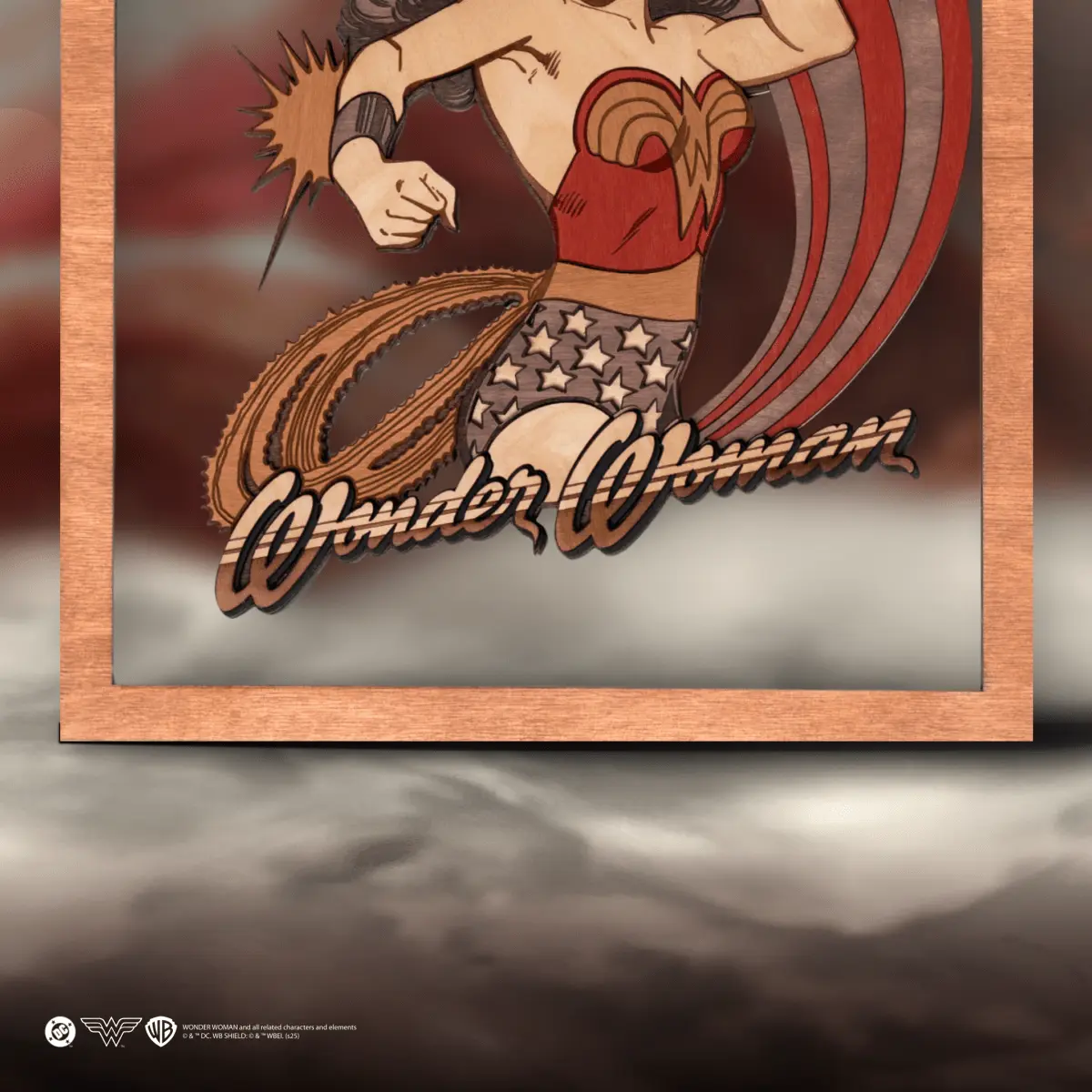 WONDER WOMAN™ 3D WOOD POSTER ZeWood Inc.