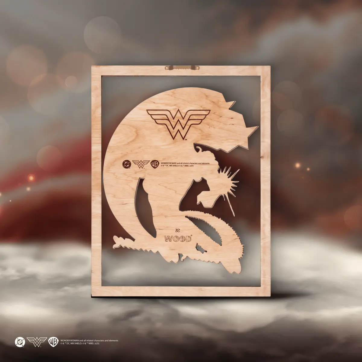 WONDER WOMAN™ 3D WOOD POSTER ZeWood Inc.